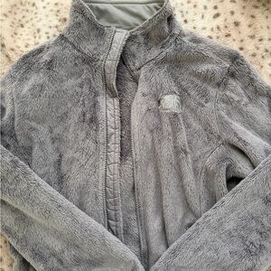 The North Face Light Gray Fleece Jacket